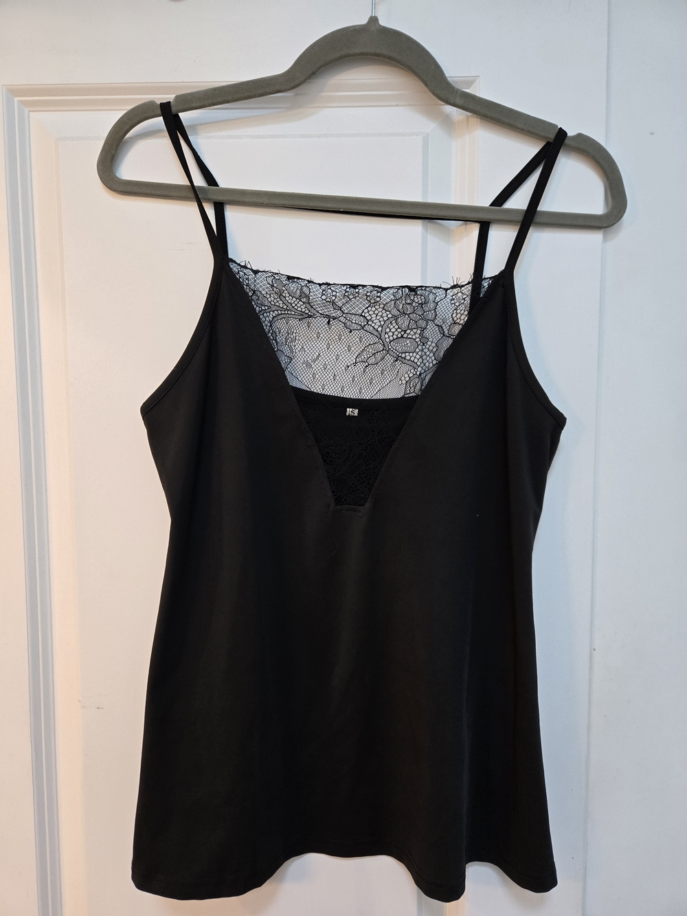 Black Lace-Trim Cami Top - Women Intimates & Sleepwear